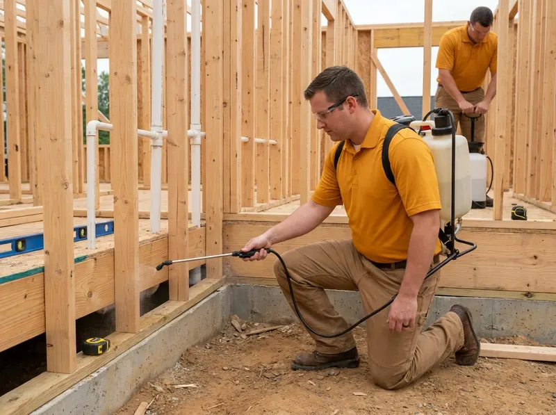 New Construction Borate Treatment in Henrico, VA