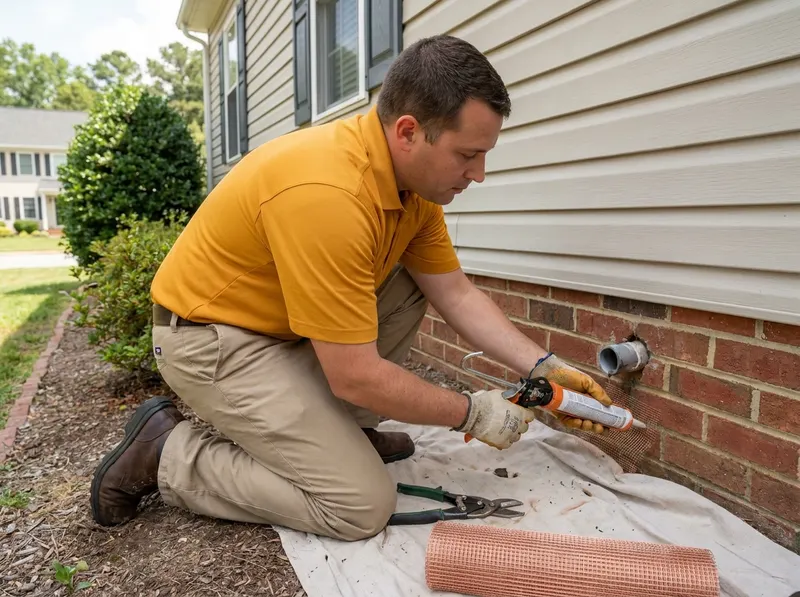 Rodent Exclusion and Entry-Point Sealing in Henrico, VA